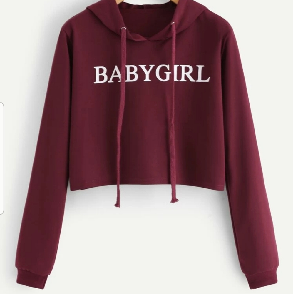 BabyGirl Crop Hoodie